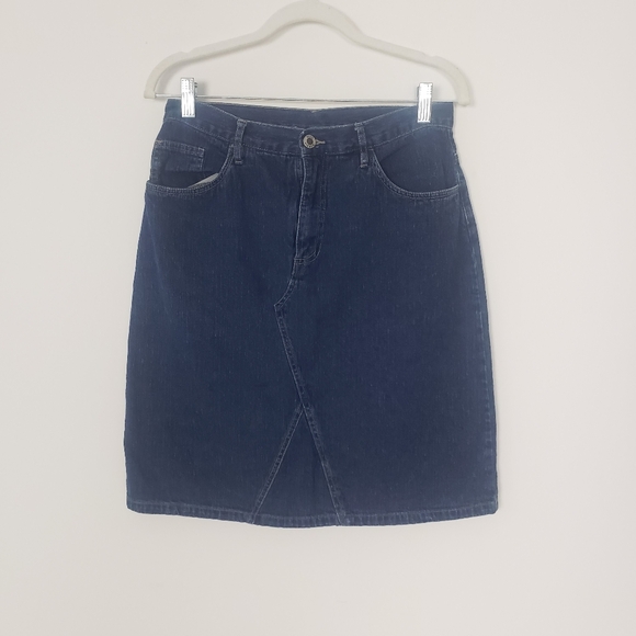 5/$12 Paul Harris Denim Skirt Sz 8 - Picture 1 of 11